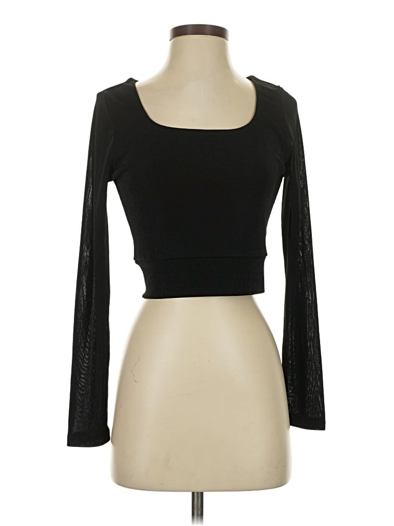 Pre-owned Bp. 3/4 Sleeve T-shirt In Black