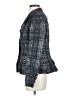 Tribal Plaid Gray Black Blazer Size 4 - photo 5