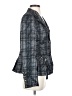 Tribal Plaid Gray Black Blazer Size 4 - photo 4
