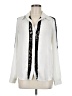 Mossimo 100% Polyester Ivory Long Sleeve Blouse Size M - photo 1