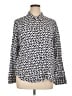 Alexander Jordan 100% Rayon Print Ivory Long Sleeve Blouse Size XL - photo 1