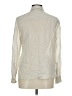 Zara Stripes Ivory Long Sleeve Button-Down Shirt Size M - photo 2