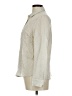 Zara Stripes Ivory Long Sleeve Button-Down Shirt Size M - photo 5