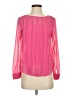 Stile Benetton 100% Polyester Pink Long Sleeve Blouse Size S (estimated) - photo 1