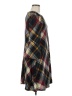 Echo Plaid Brown Casual Dress Size M - photo 4