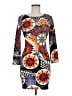 Assorted Brands Print Purple Casual Dress Size M - photo 1