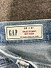 Gap Chevron-herringbone Black Blue Jeans Size 28 waist - photo 7