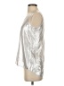 Express 100% Polyester Metallic Silver Sleeveless Top Size XS - photo 5