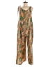 Shein 100% Polyester Paisley Brown Jumpsuit Size 6 - photo 1