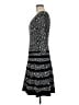 Anne Klein Chevron-herringbone Black Casual Dress Size 6 - photo 5