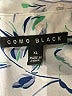 Como Black 100% Polyester Floral Ivory Long Sleeve Blouse Size XL - photo 7