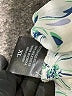 Como Black 100% Polyester Floral Ivory Long Sleeve Blouse Size XL - photo 8