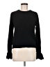 J.Crew 100% Cotton Solid Black Pullover Sweater Size M - photo 1