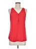 Express 100% Polyester Red Sleeveless Blouse Size M - photo 1