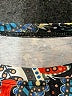 Lomon Paisley Blue Black 3/4 Sleeve Blouse Size S - photo 7