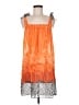 Kanvas Graphic Orange Cocktail Dress Size M - photo 1