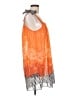 Kanvas Graphic Orange Cocktail Dress Size M - photo 4