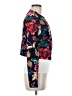 Shein 100% Polyester Floral Blue Long Sleeve Blouse Size 8 - 10 - photo 4