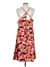 Gap 100% Polyester Floral Orange Cocktail Dress Size S - photo 2