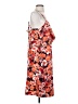 Gap 100% Polyester Floral Orange Cocktail Dress Size S - photo 4