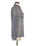 VERTIGO 100% Polyester Print Blue Long Sleeve Blouse Size M - photo 4