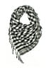 H&M Checkered-gingham Gray Black Scarf One size - photo 1