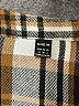 Shein 100% Polyester Plaid Brown Long Sleeve Blouse Size 6 - photo 7