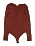And Now This Burgundy Bodysuit Size L - photo 1