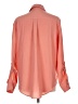 Madison 100% Polyester Solid Orange Long Sleeve Blouse Size L - photo 2