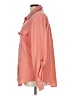 Madison 100% Polyester Solid Orange Long Sleeve Blouse Size L - photo 5