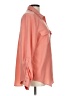 Madison 100% Polyester Solid Orange Long Sleeve Blouse Size L - photo 4