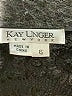 Kay Unger 100% Polyester Black Cocktail Dress Size 6 - photo 6