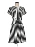 CeCe Stripes Black Casual Dress Size XS - photo 1