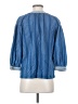 Massimo Dutti Blue 3/4 Sleeve Blouse Size S - photo 2