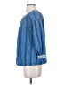 Massimo Dutti Blue 3/4 Sleeve Blouse Size S - photo 5