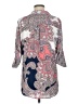 Soho 100% Polyester Paisley Pink 3/4 Sleeve Blouse Size M - photo 2