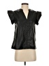 THML Black Short Sleeve Blouse Size XS - photo 1