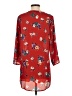 VICI Red 3/4 Sleeve Blouse Size S - photo 2