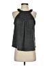 Cable & Gauge Gray Black Sleeveless Blouse Size S - photo 1