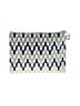 Dabney Lee Gray White Makeup Bag One size - photo 2