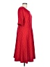 Lands' End Polka Dots Red Casual Dress Size L - photo 4