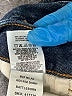 WARP + WEFT Chevron-herringbone Blue Jeans Size 4 - photo 7
