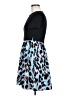 Shein 100% Polyester Animal Print Blue Casual Dress Size 6 - photo 5