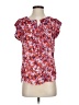 Brixon Ivy 100% Polyester Pink Short Sleeve Blouse Size S - photo 1