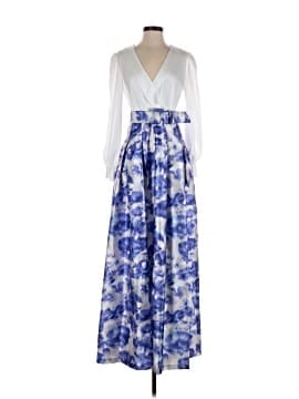 sachin and babi light blue dress Sachin & Babi Chelsea Gown - Mediterranean Blooms - Blue main image 0