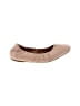 Clarks Solid Tan Pink Flats Size 6 1/2 - photo 1