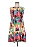 Unbranded Print Teal Casual Dress Size M - photo 1