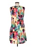 Unbranded Print Teal Casual Dress Size M - photo 2