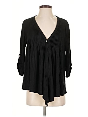August Silk Long Sleeve Blouse (view 1)