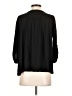 August Silk 100% Rayon Black Long Sleeve Blouse Size S - photo 2